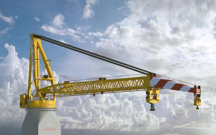 Huisman signs contract with Jan de Nul for a 5,000mt Tub Mounted Crane (TMC)