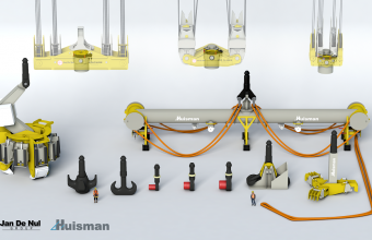 Huisman ontwikkelt ‘Universal Quick Connector’ voor Jan de Nul voor veiligere installaties offshore