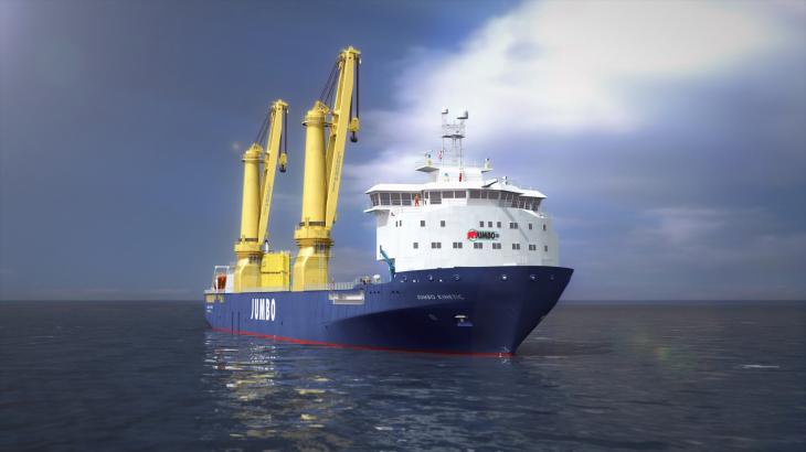 Nieuwe Jumbo order voor twee 1100mt Heavy Lift Mast Cranes 