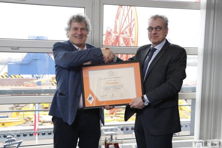 Huisman nominated for King Willem I Award