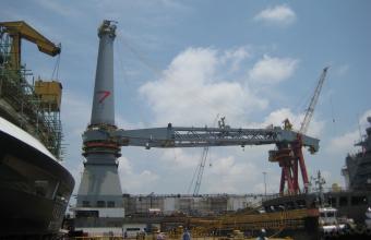 Huisman successfully transports and installs 5,000mt crane “Seven Borealis”