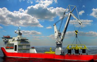 Huisman Rope Luffing Knuckleboom Crane wins Innovation of the Year Award