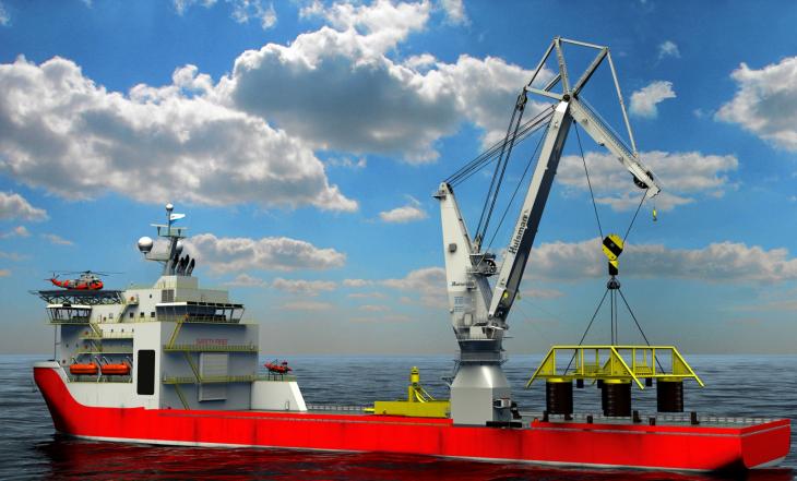Huisman Rope Luffing Knuckleboom Crane wins Innovation of the Year Award