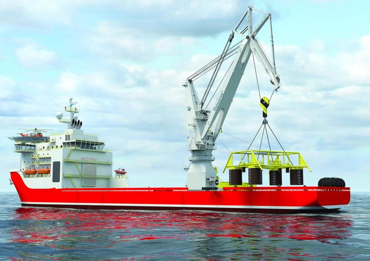 Huisman introduces the ‘Rope Luffing Knuckle Boom Crane’ at the OTC