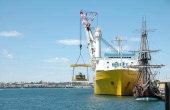 Huisman delivers 17m super fly jib for BigLift Shipping’s “Happy Buccaneer”