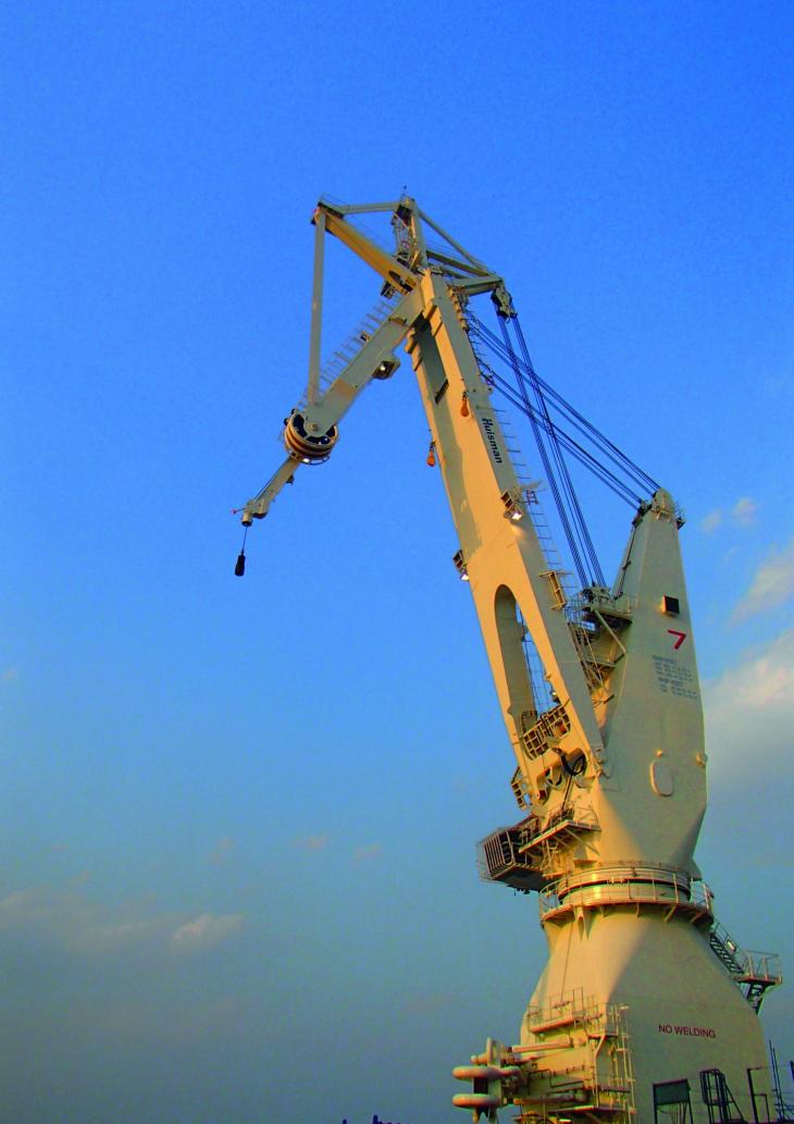 Huisman’s eerste ‘Hybrid Boom Crane’ nadert de opleveringsfase