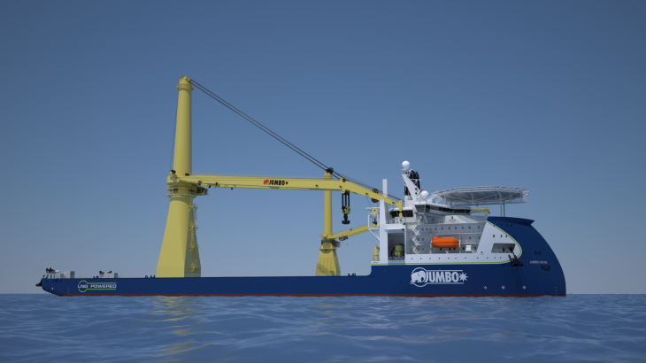 Jumbo appoints Huisman for pioneering offshore mast cranes