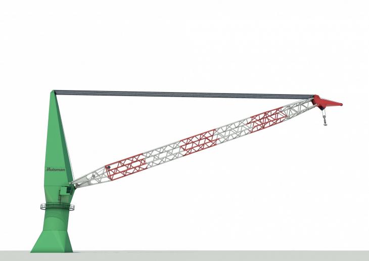 Huisman ontvangt nieuwe order voor specifiek ontworpen windturbine-installatiekraan 