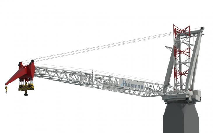 Huisman levert twee >2.000mt Leg Encircling Kranen voor X-klasse schepen van Cadeler