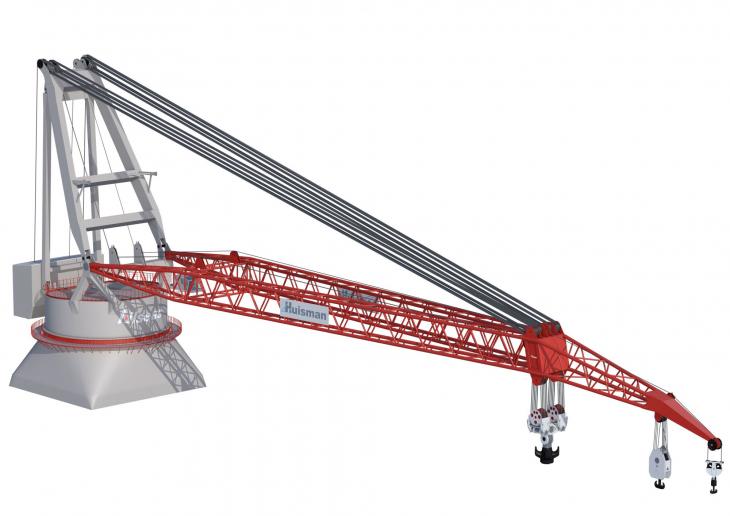 New crane orders with a combined lifting capacity of 20,000mt for Huisman