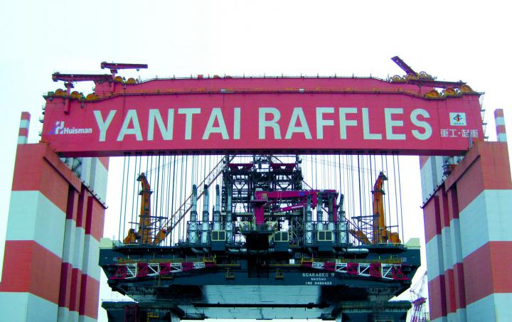 20000mt Gantry Kraan Yantai Raffles Shipyard