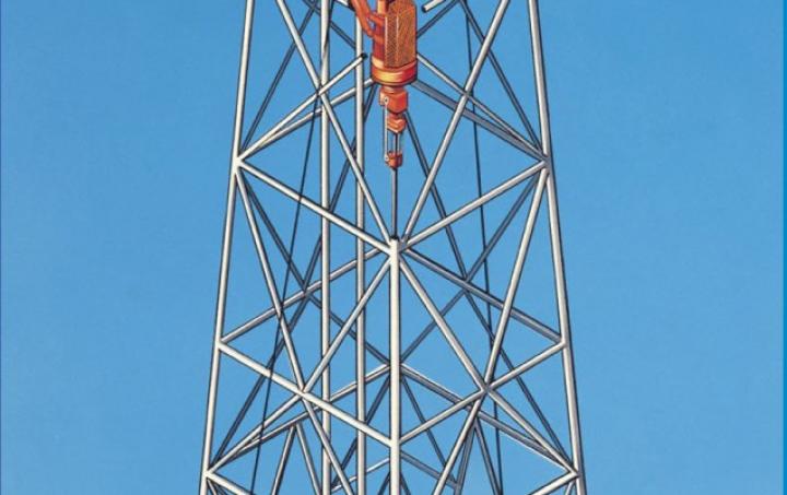 Drill tower - conventional look