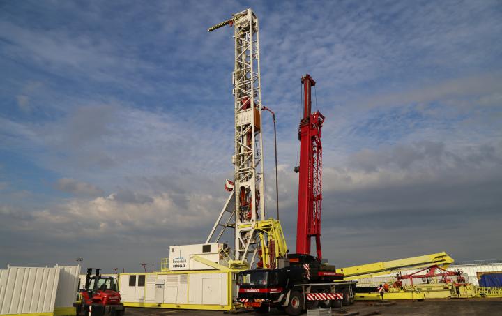 LOC 400 geothermal drilling in Bergschenhoek, The Netherlands