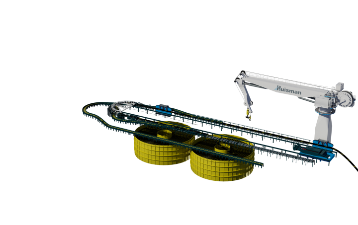 集成式阵列间海缆铺设系统