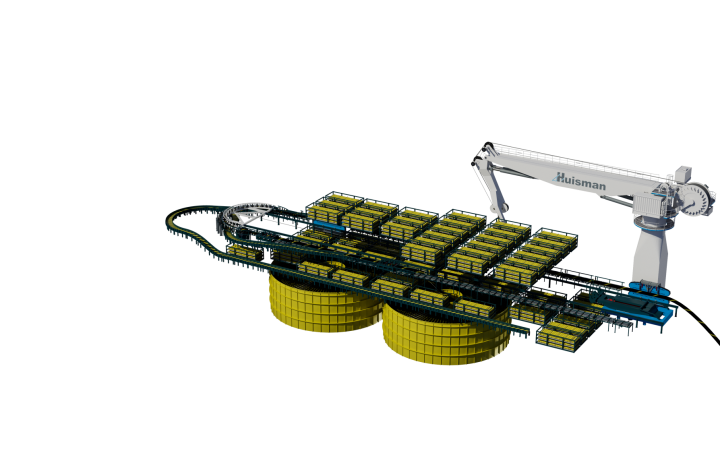 集成式阵列间海缆铺设系统