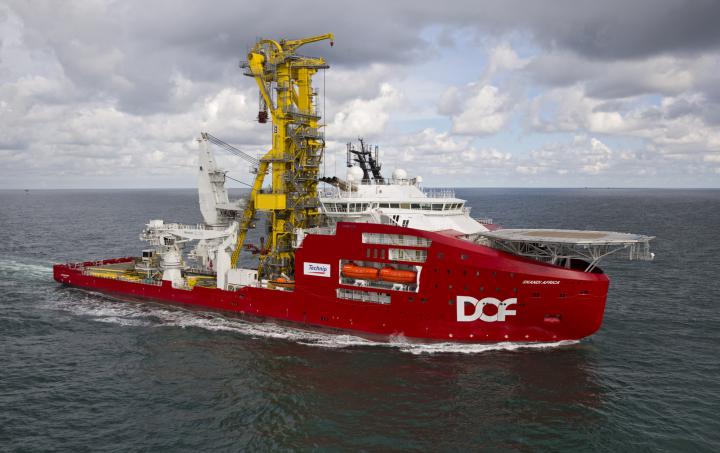 650mt Flex-lay Systeem, Skandi Africa, Technip DOF