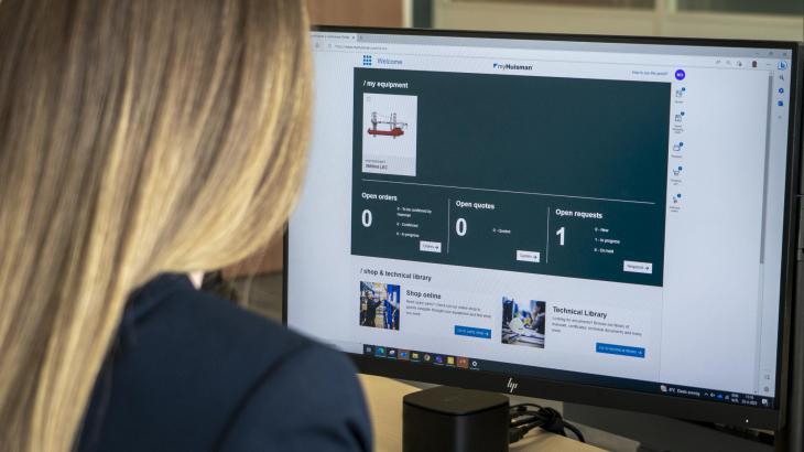 Huisman lanceert digitale portal myHuisman© voor equipment eigenaren