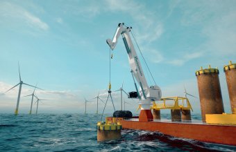 豪氏威马喜获Sea1两台折臂式起重机新订单