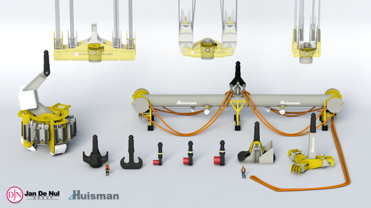 Huisman develops Universal Quick Connector for Jan de Nul for safer offshore installations