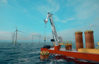 豪氏威马再获SEA1 Offshore两台折臂式起重机订单